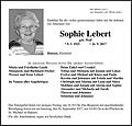 Sophie Lebert