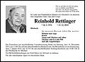Reinhold Rettinger
