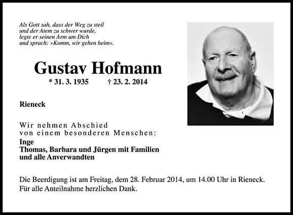 Gustav Hofmann