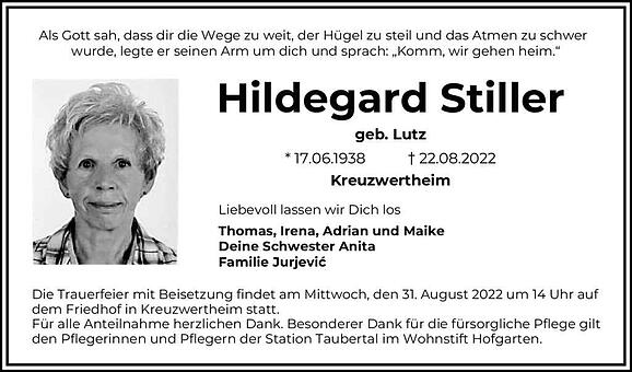 Hildegard Stiller, geb. Lutz