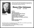 Hanns Otto Sulzmann