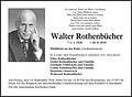 Walter Rothenbücher