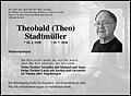 Theobald (Theo) Stadtmüller
