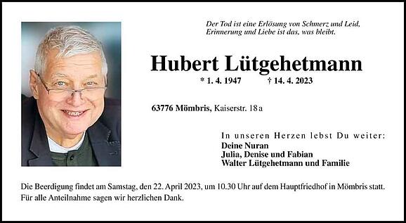 Hubert Lütgehetmann