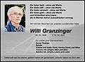 Willi Granzinger
