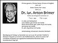 Dr. iur. Anton Brimer