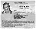 Hans Kaas
