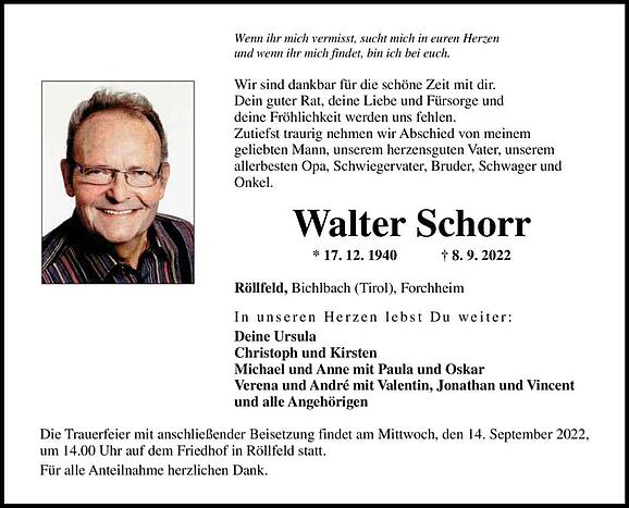 Walter Schorr