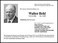 Walter Behl