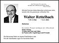 Walter Rettelbach