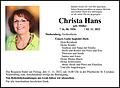 Christa Hans