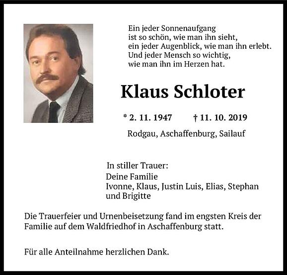 Klaus Schloter