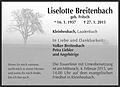 Breitenbach Liselotte