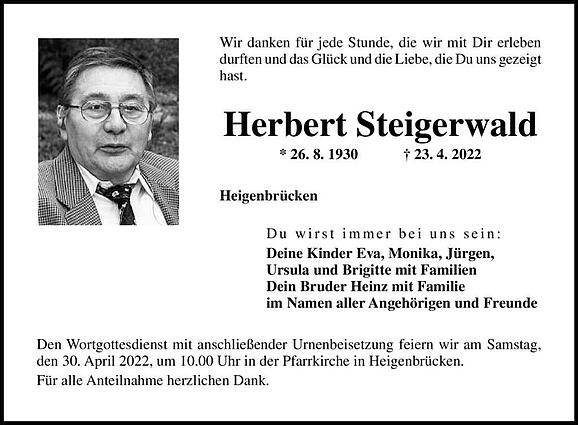 Herbert Steigerwald