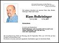 Hans Bolleininger