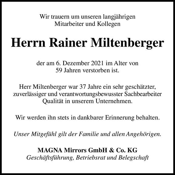 Rainer Miltenberger