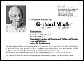 Gerhard Mugler