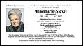 Annemarie Nickel