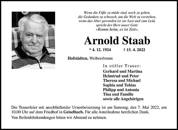 Arnold Staab
