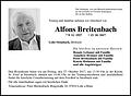Alfons Breitenbach