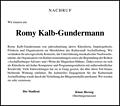 Romy Kalb-Gundermann
