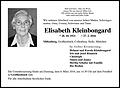 Elisabeth Kleinbongard