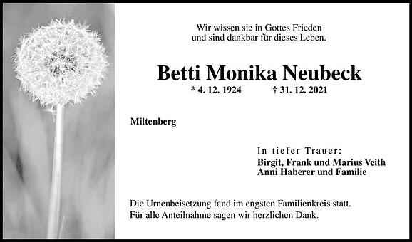 Betti Monika Neubeck