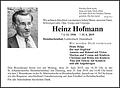 Heinz Hofmann