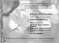 Klaus Hillmann