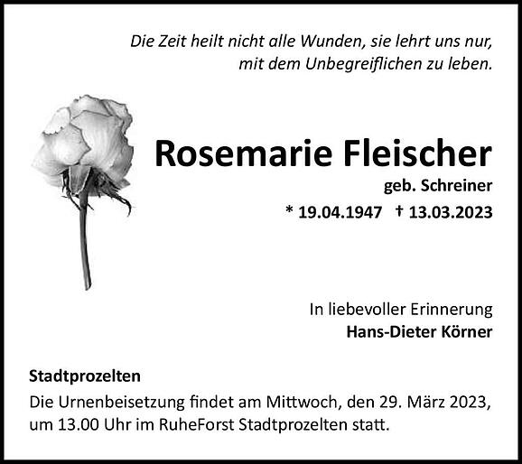 Rosemarie Fleischer