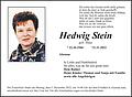 Hedwig Stein