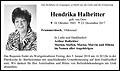 Hendrika Halbritter