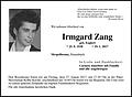 Irmgard Zang