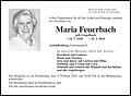 Maria Feuerbach