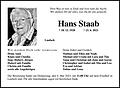 Hans Staab