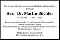 Dr. Martin Büchler