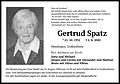 Gertrud Spatz