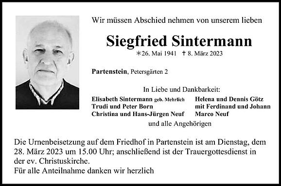 Siegfried Sintermann