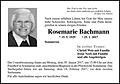 Rosemarie Bachmann