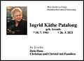 Ingrid Käthe Patalong