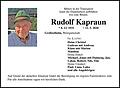 Rudolf Kapraun