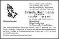 Frieda Bachmann