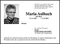 Maria Aulbach