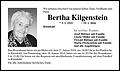 Bertha Kilgenstein