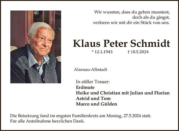 Schmidt Klaus Peter