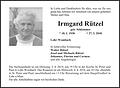 Irmgard Rützel