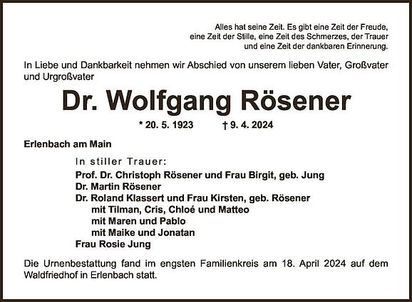 Wolfgang Rösener