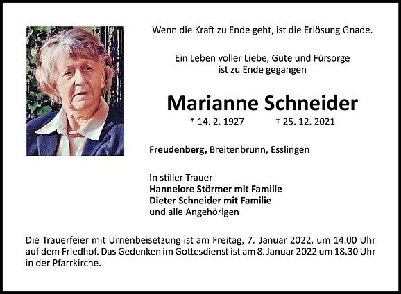 Marianne Schneider