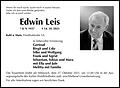 Edwin Leis