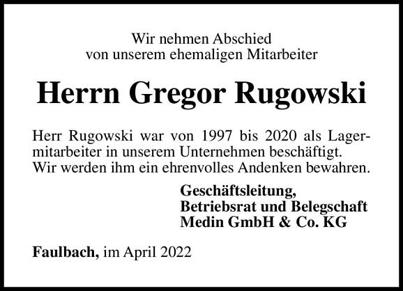 Gregor Rugowski